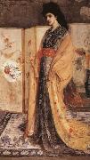 James Mcneill Whistler Whistler-s passion for all things oriental is presented here in his the princess from the Land of Porcelain oil painting on canvas